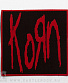 нашивка korn (лого красное)