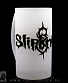 кружка пивная стеклянная slipknot (надпись, лого)