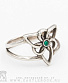 кольцо мерлин (эмаль зеленая)