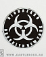нашивка biohazard (лого белое)