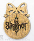 елочное украшение slipknot (лого, козел, блестки)