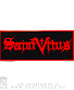 нашивка saint vitus (лого красное)