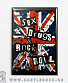 магнит прямоугольный sex drugs and rock'n'roll (флаг великобритании)