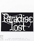 нашивка paradise lost (лого белое)