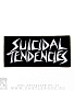 нашивка suicidal tendencies (лого белое, вышивка)