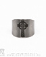 кольцо сталь с гравировкой кельтский крест (безразмерное)