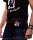 сумка на пояс с вышивкой anarchy анархия
